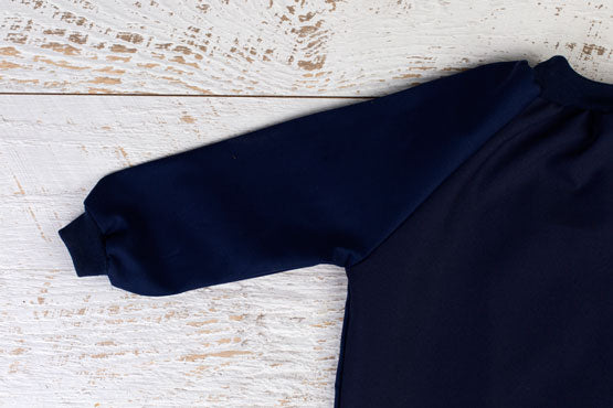 all navy art smock